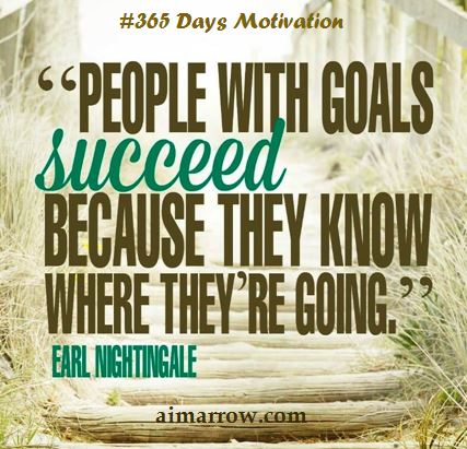 365 Days Motivational Quote - 44 - Aim Arrow